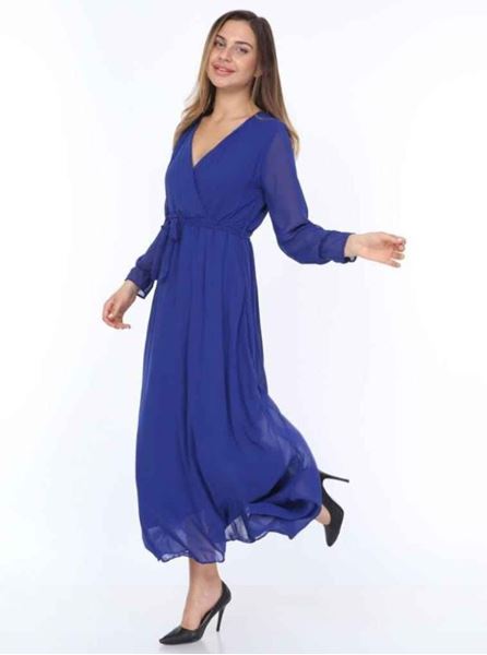 Picture of CURVY GIRL CHIFFON DRESS